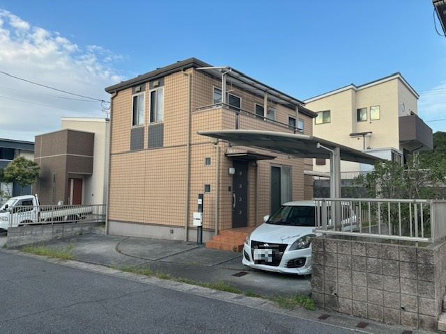 倉敷市児島小川　中古住宅の外観|セキスイハイム施工・太陽光発電付き中古住宅です。