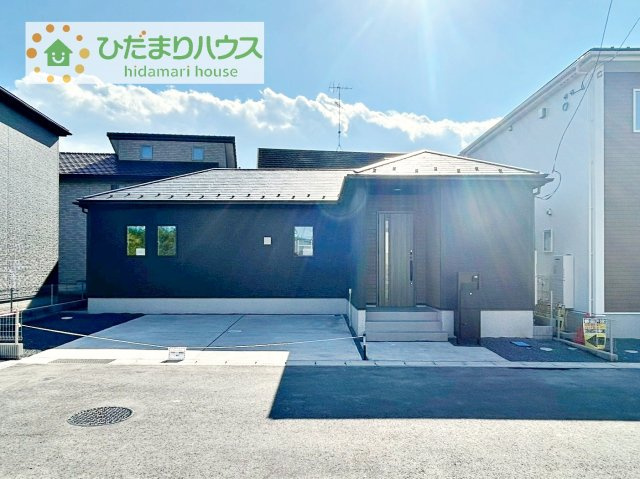 【外観】 | 取手市井野第１期　新築戸建　4号棟 | デザイナーズのようなお洒落な外観です(^^♪