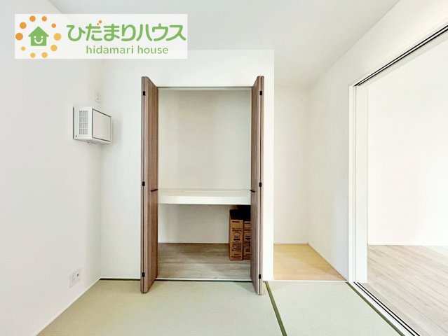 【収納】 | 取手市井野第１期　新築戸建　4号棟 | 和室にも大容量のクローゼット完備！
お布団やお子様のおもちゃなどがスッキリ収納できますね(^^♪