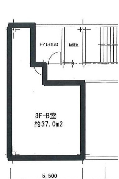 栗東市安養寺７丁目の店舗事務所の間取り