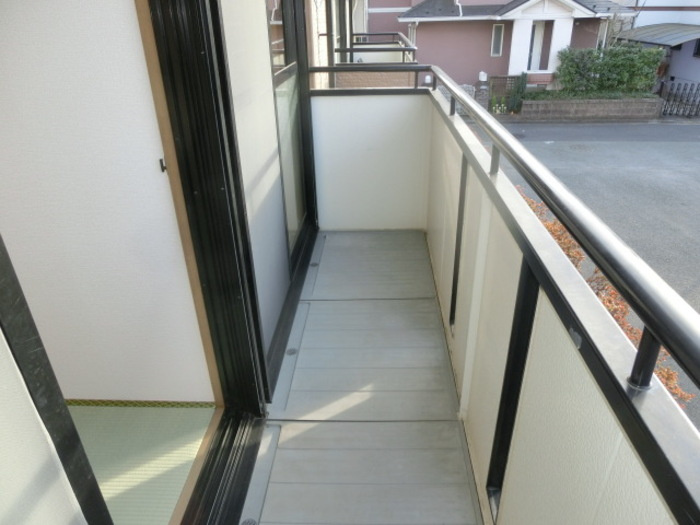 ドリームシティＢのバルコニー