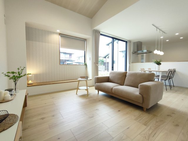 久留米市小森野5丁目　新築戸建の居間・リビング