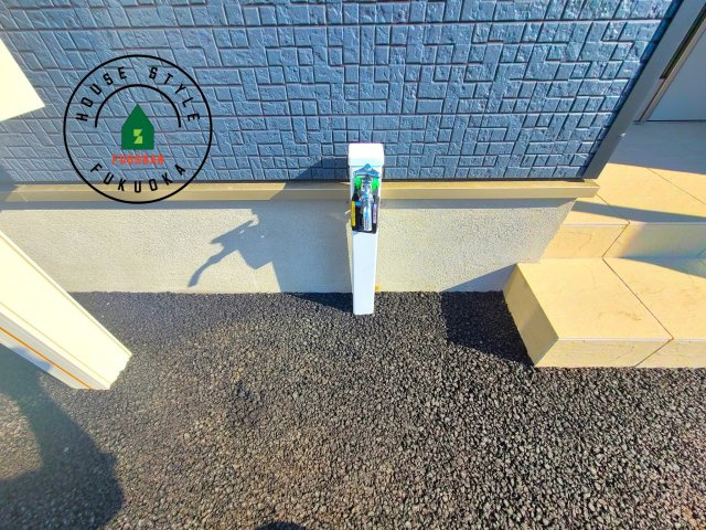 糟屋郡須恵町新原第5-3棟（3号棟）の外観：施工例|将来的にウッドデッキなど施工して、素敵なバルコニースペースを活用できます。