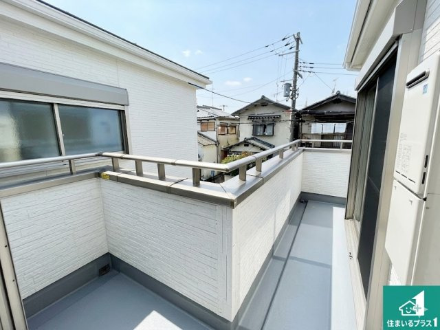 29(土)30(日)現地見学可能！◆八尾市小畑町　全4邸のバルコニー|日当たりのよいバルコニー！お部屋が開放的に！