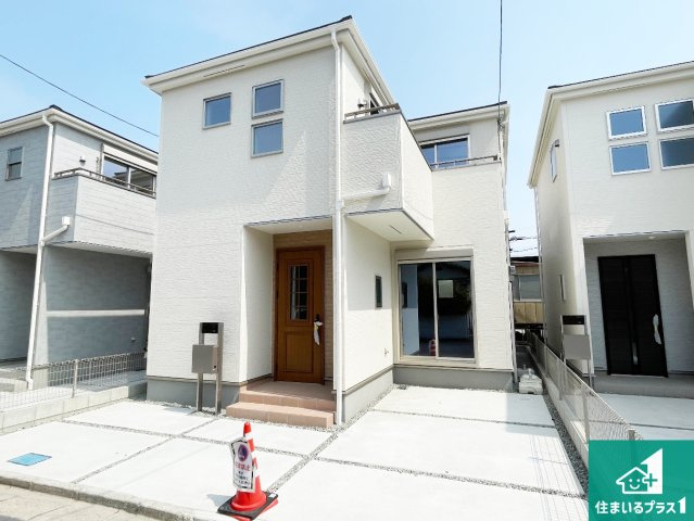 八尾市小畑町　第7期　新築一戸建ての外観|お客様に長く安心して住んでいだだける事にこだわった家づくり！住んでからのアフターサービスにもしっかりと取り組んでいます！