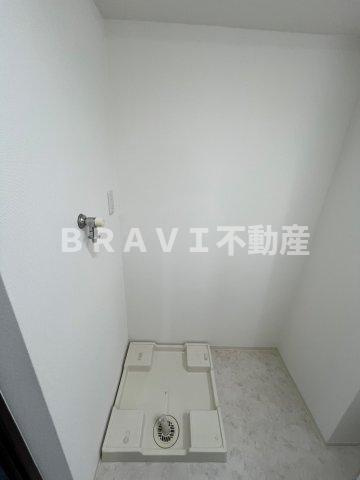 グランシス天満橋　BRAVI不動産の設備|【グランシス天満橋】洗濯機置き場です
