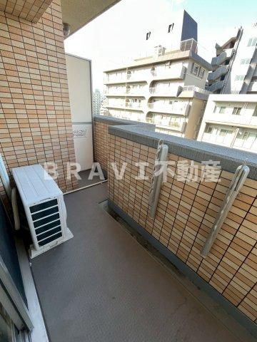 グランシス天満橋　BRAVI不動産のバルコニー|【グランシス天満橋】バルコニー付きです