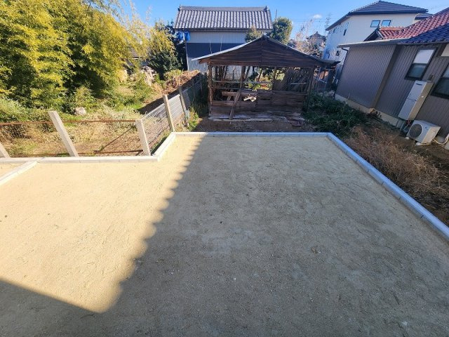 小牧市大字東田中　新築戸建　2号棟の庭|お庭で自由な時間を過ごせます