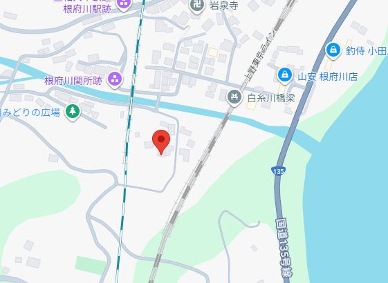 小田原市根府川　売地の地図|地図