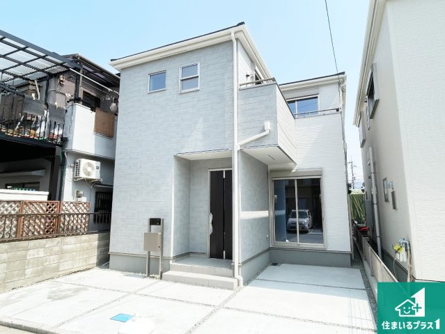 八尾市小畑町　第7期　新築一戸建ての外観|安心の10年保証！外観を美しく保ち、雨水で汚れを落とします！気になることがありましたら、お気軽にお問い合わせください！