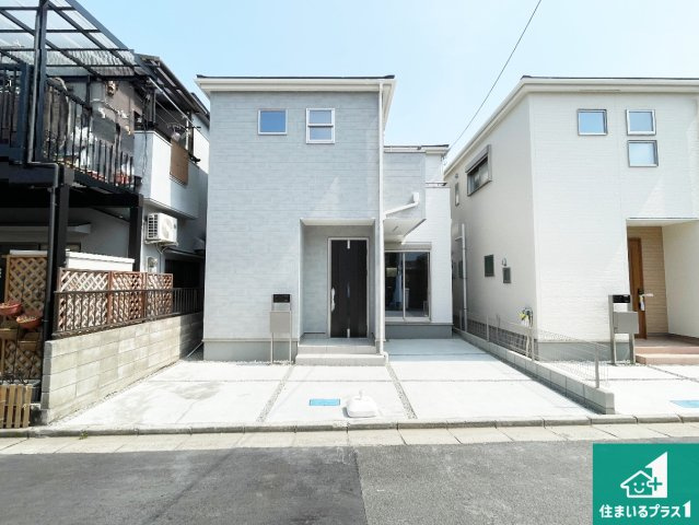 八尾市小畑町　第7期　新築一戸建ての外観|安心の10年保証！外観を美しく保ち、雨水で汚れを落とします！気になることがありましたら、お気軽にお問い合わせください！