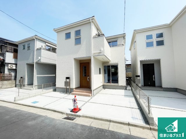 八尾市小畑町　第7期　新築一戸建ての外観|お客様に長く安心して住んでいだだける事にこだわった家づくり！住んでからのアフターサービスにもしっかりと取り組んでいます！