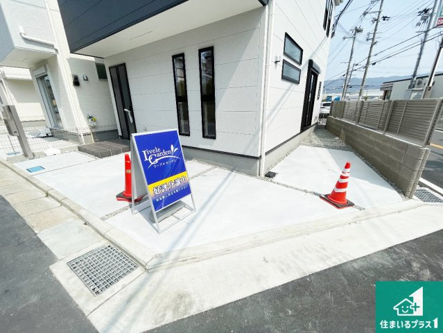 八尾市小畑町　第7期　新築一戸建ての駐車場|駐車スペース！散水栓があるので、こまめに愛車を洗えます！