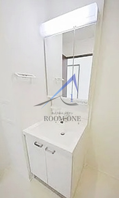 ソレイユ新大橋の洗面所|洗面台です。