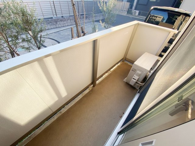 ディアコートKのバルコニー