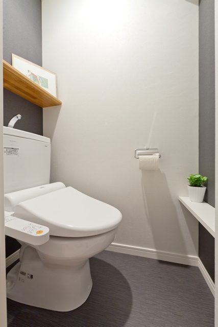 新品家具付きマンション天神25(KaGood福岡)のトイレ|トイレもきれいです