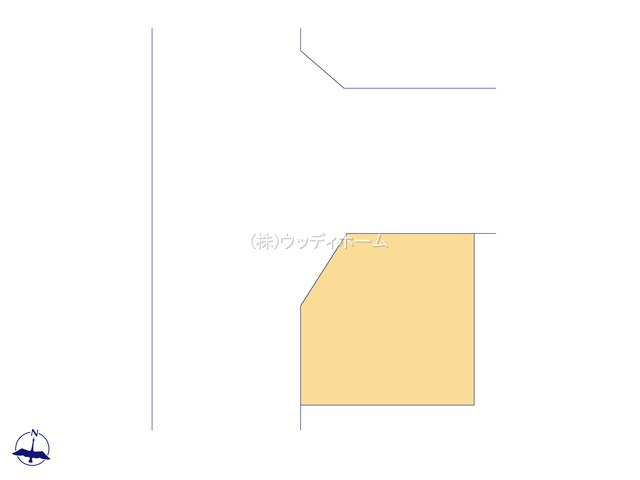 越谷市恩間　新築一戸建ての区画図