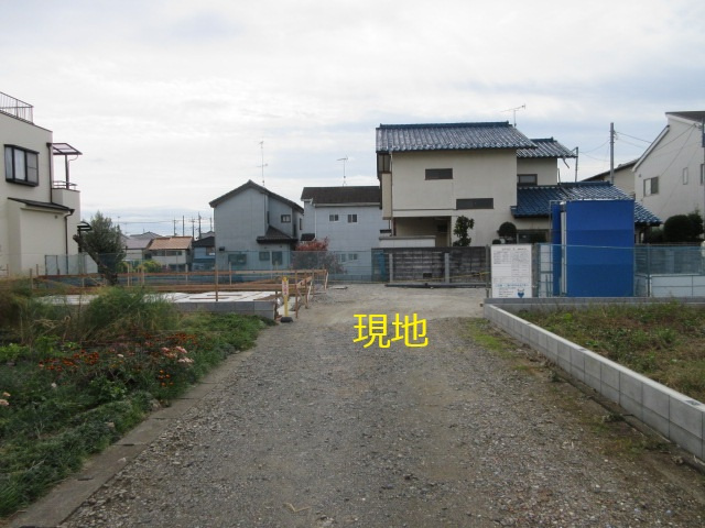 【仲介手数料無料】新築戸建　嵐山町川島2334-3（全1棟）の前面道路含む現地写真