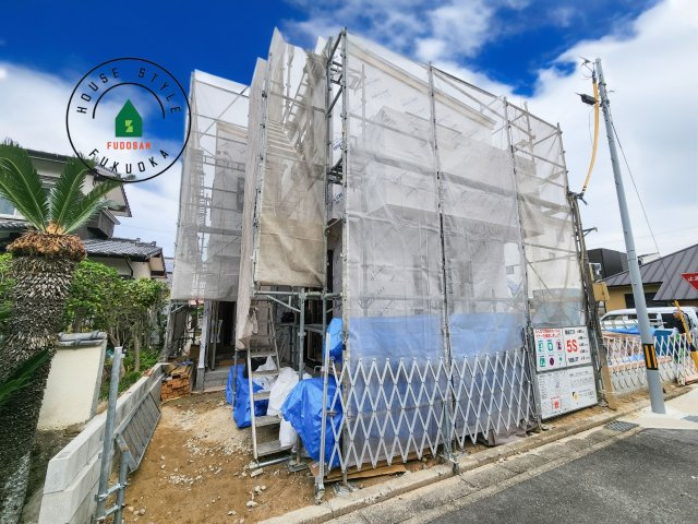 福岡市西区小戸3丁目第1-3棟（1号棟）　の外観|デザイン性のある外観です。