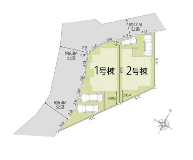 【区画図】 | 東海市加木屋町第１期　１号棟