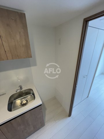 ゼオン大阪EASTのキッチン|ゼオン大阪EAST　冷蔵庫置き場