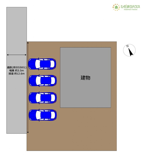 【区画図】 | 阿見町大字鈴木　中古戸建 | 時間がない時もらくらくと車の出し入れができる並列駐車場を完備！！