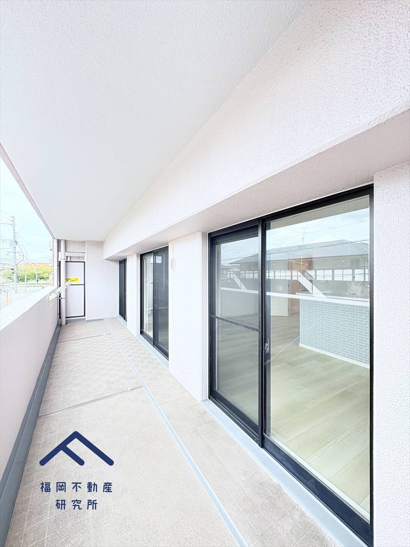 エバーライフ新宮のバルコニー