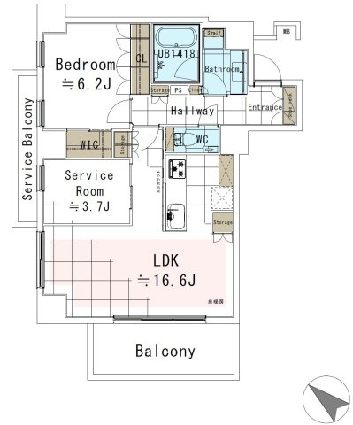 【間取り】 | ディアナコート用賀