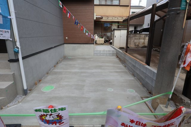 《仲介手数料無料》桜区栄和２丁目9-6(全1戸)新築一戸建てケイアイクラフトピットの駐車場|撮影日 2025年11月20日 10:15 晴れ