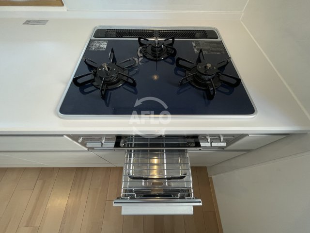 Lega梅北のキッチン|Lega梅北　3口ガスシステムキッチン