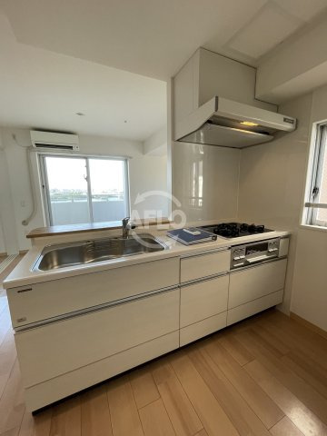 Lega梅北のキッチン|Lega梅北　3口ガスシステムキッチン