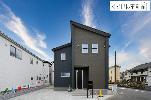 【外観】 | Livele Garden.S久喜市菖蒲町第2(菖蒲町菖蒲)　新築住宅 | ≪1号棟≫安心して暮らせる利便性と、子どもを安心して育てられる穏やかな住環境が魅力です。
現地(2026年3月撮影)