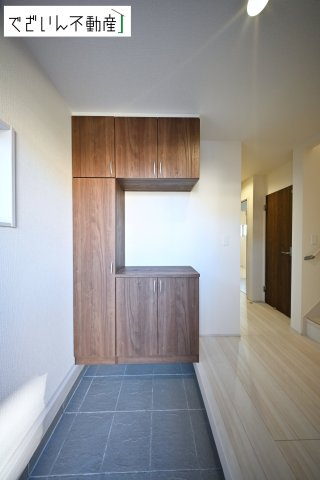 【玄関】 | Livele Garden.S久喜市菖蒲町第2(菖蒲町菖蒲)　新築住宅 | ≪1号棟≫
現地(2026年3月撮影)