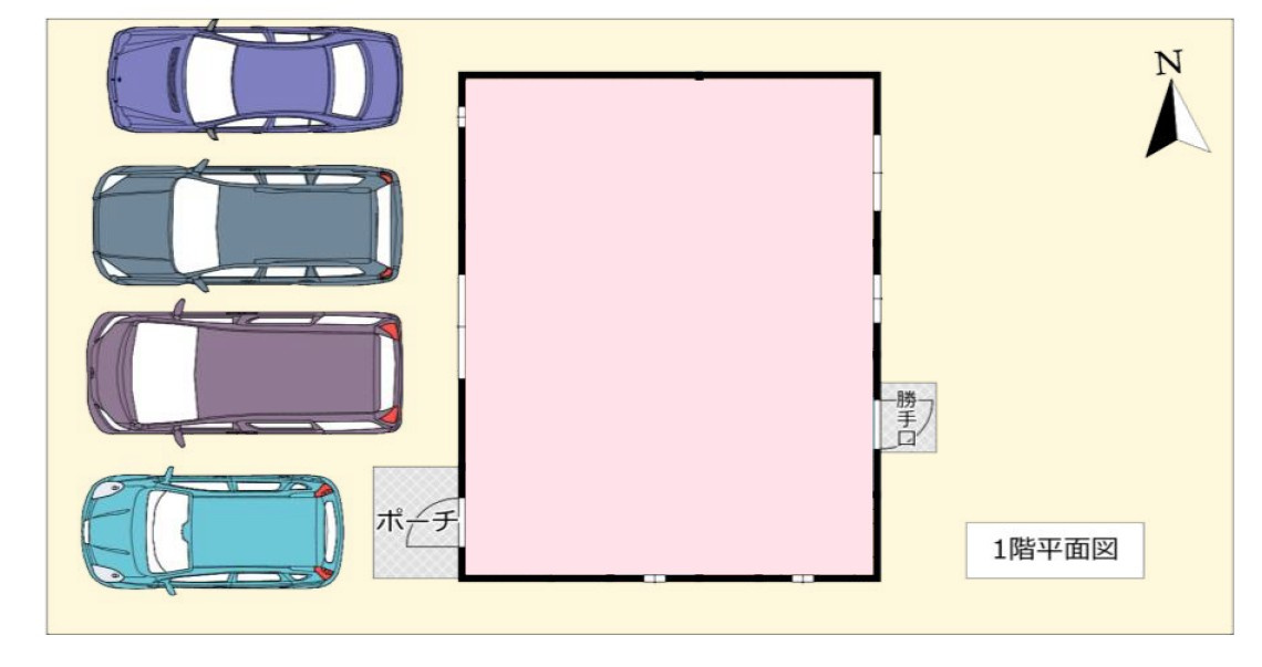 【中古戸建】邑楽郡大泉町西小泉1丁目の区画図|■区画図