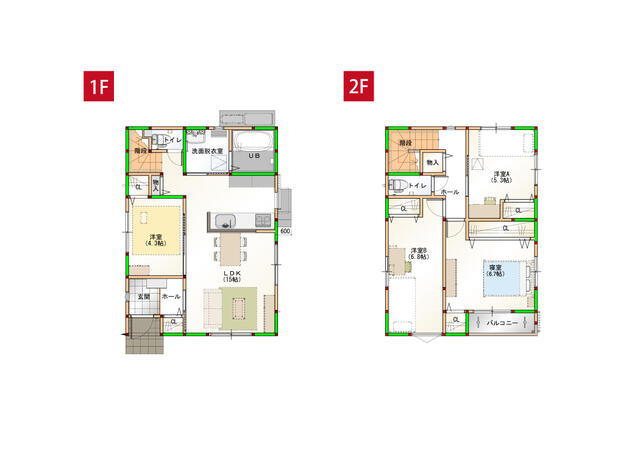 【間取り】 | 新築住宅　高知市朝倉己⑯