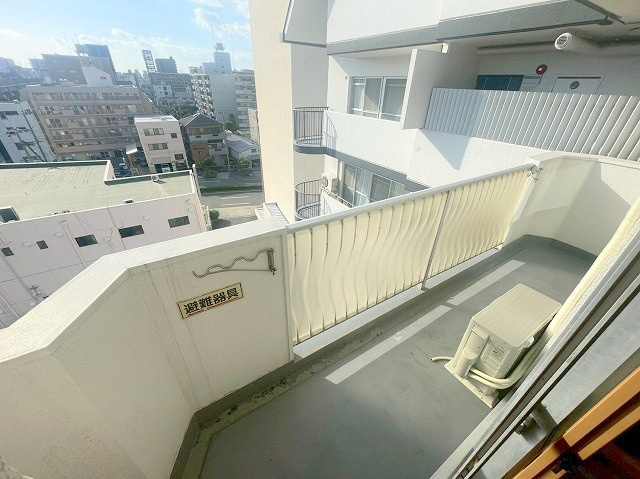 第１星栄ハイツのバルコニー