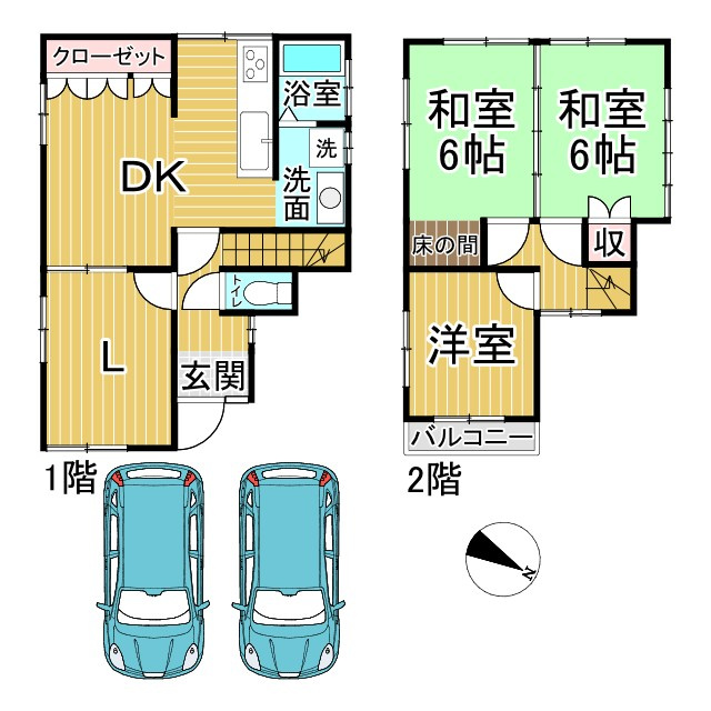 阪南市自然田戸建の間取り
