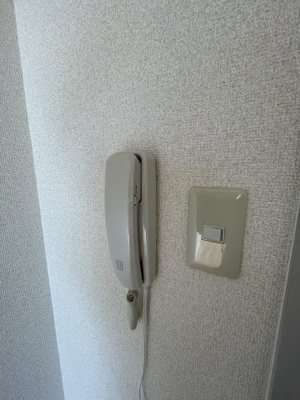 【セキュリティ】 | 豊富プレジデント柴島 | 受話器付きインターホンです

