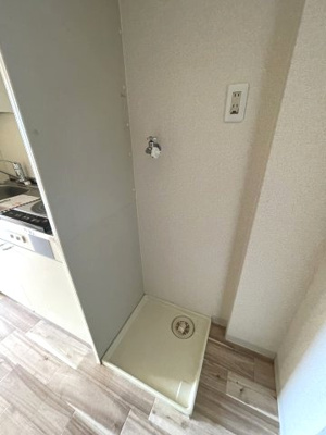 【設備】 | 豊富プレジデント柴島 | 室内洗濯機置き場です