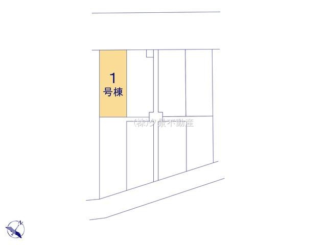 《仲介手数料無料》南区白幡６丁目3新築一戸建ての区画図