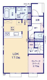 【間取り】 | さいたま市岩槻区上里１丁目　新築分譲住宅