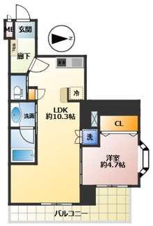 【間取り】 | シティライブ武蔵小金井弐番館