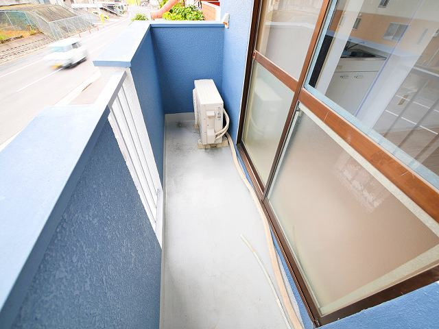 Revo郡山のバルコニー