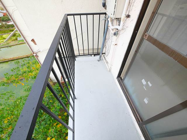 Revo郡山のバルコニー