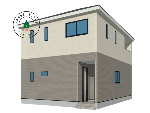 福津市西福間3丁目第7-2棟（2号棟）の完成予想図|こちらの物件が少しでも気になるようでしたら、お気軽にお問合せください。人生でいちばん大きなお買い物ですので、ゆっくりご見学ください。ネット上の画像と実際の見学では、リアル感がまるで違います。