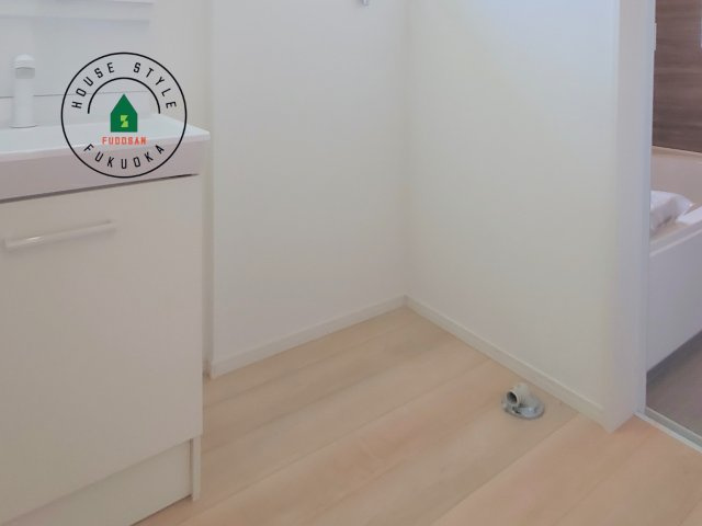 福津市西福間3丁目第7-2棟（2号棟）の内観：施工例|ランドリースペースは広さもたっぷり。