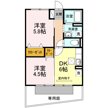 ラ･ペジブルの間取り