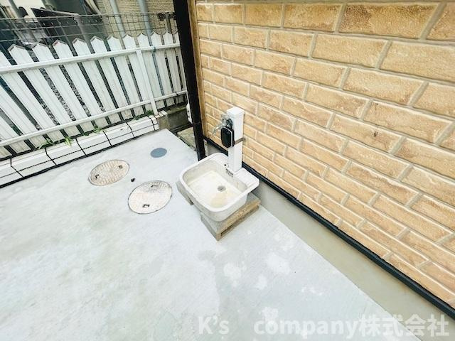 ●茅ヶ崎市高田4丁目　中古戸建のその他|駐車場の奥にある外水栓☆