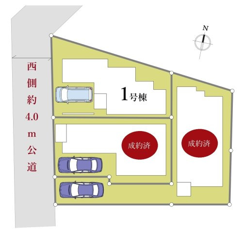 練馬区平和台3丁目 全3棟 3号棟の区画図|ご好評につき最終1棟になりました