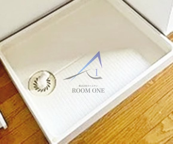 清水ビルの設備|洗濯機置き場です。